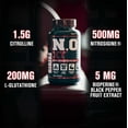 Jacked Factory N.O. XT Nitric Oxide Boosting Supplement for Muscle