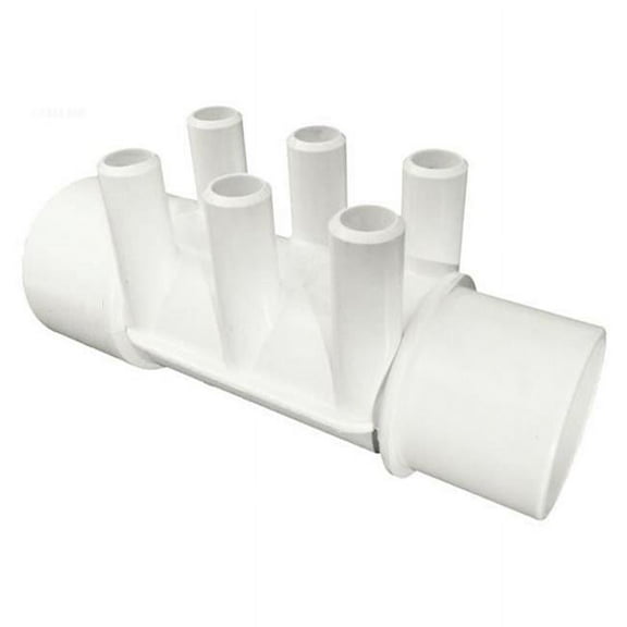 Waterway 672-4940, PVC, Brown, 2" x 2" x 0.75", Slip & Spigot with Sb Manifold Pipe Fittings, 2 Piece