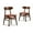 Orange, variant on New Classic Furniture Morocco Wood Dining Chair in Orange (Set of 2)