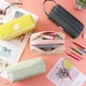 thumbnail image 3 of Cute Pencil Case, Large Capacity Pencil Pouch 2 Compartment Pouch Pen Bag Portable Pen Pouch for Adults Teen Girls School Office Supplies (dark grey), 3 of 5