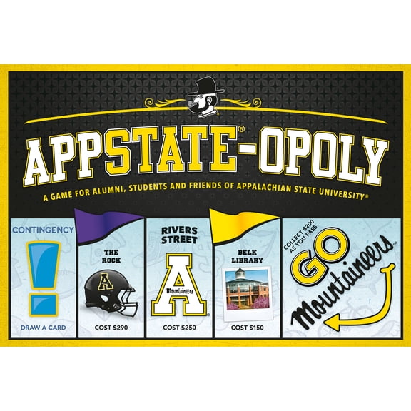 App State Opoly Board Game, by Late for the Sky