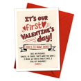 thumbnail image 1 of Tarjeta de felicitación Podagree divertida para el primer día de San Valentín, 1 of 7