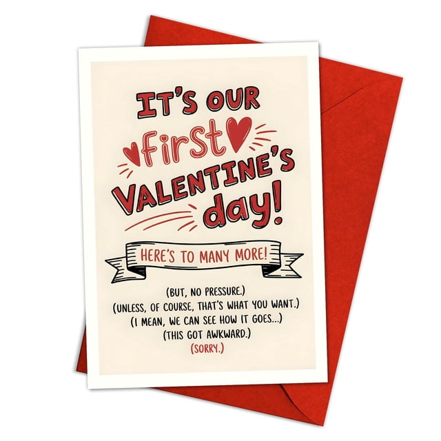Tarjeta de felicitación Podagree divertida para el primer día de San Valentín