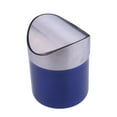 thumbnail image 2 of Stainless Steel Small Mini Trash with Swing Top Lid Countertop Trash Cans for Desk Car Office Kitchen  Pink, 2 of 2