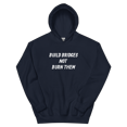 thumbnail image 3 of Itzus Collections Graphic Build Relationships Motivational Hoodie, Navy Unisex, Size 3XL, 3 of 3