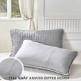 thumbnail image 4 of Cotton Pillow Protector, Fiber Core Isolation Layer, Breathable Oil Proof Cover for Hotel Home Use, 1-Pack, 4 of 8