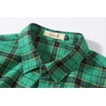 thumbnail image 3 of SSLR Flannel Shirts for Women Long Sleeve Button Down Shirts Plaid Lightweight Casual, 3 of 8