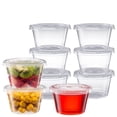 thumbnail image 1 of Vasos desechables de plástico con tapa, 120 ml, 200 unidades, 1 of 5