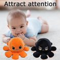 thumbnail image 2 of The Moody Reversible Octopus Plushie | Double-sided Flip Plush Toy Reversible Doll Soft Plushie Stuffed Animal Doll Creative Toy Gifts For Kids, 2 of 5