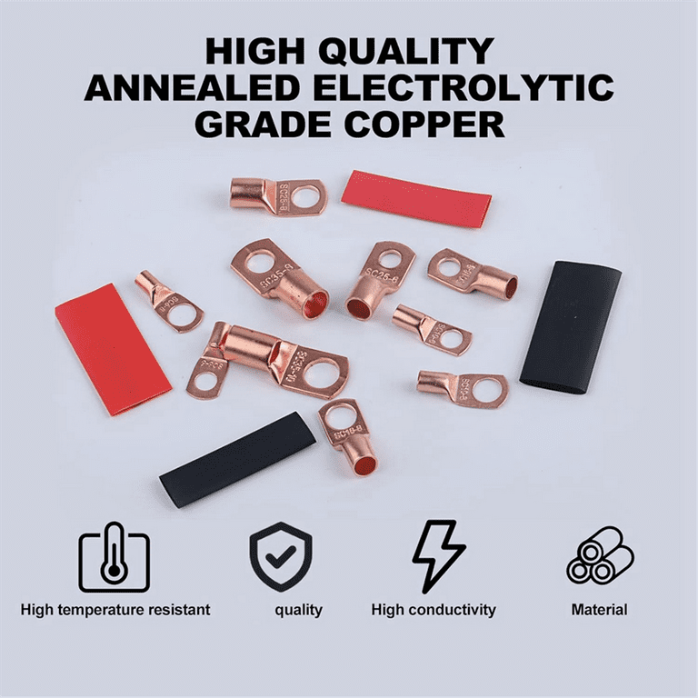 Battery cable on sale end lugs