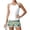 Dark Green, variant on Blouson Women's Hawaiian Tankini Swimsuits Tummy Control Two Piece Bathing Suits Athletic Blouson Tank Top with Short Bottoms