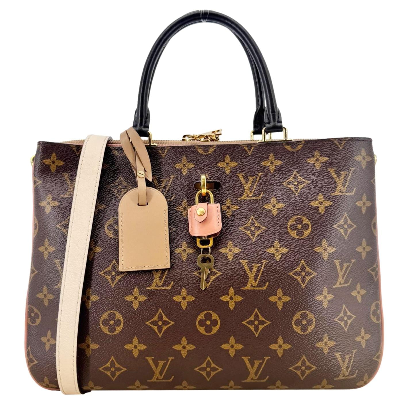 Louis Vuitton ダークブラウン トートバッグ カバピアノ Louis Vuitton ダークブラウン トートバッグ カバピアノ LOUIS VUITTON
