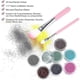 thumbnail image 2 of Glitter Tattoo Set, Kit With Glitter Tubes, Stencils, Glue, And Brushes For Temporary Tattoos, 2 of 5