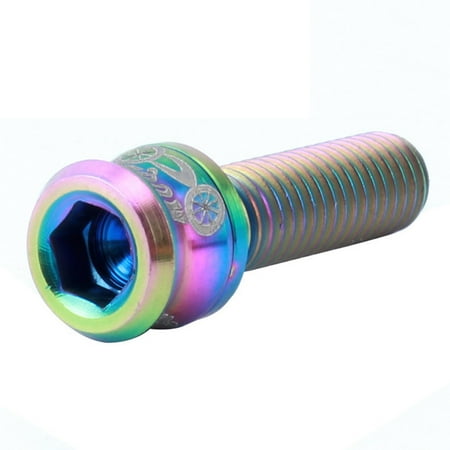 

Flyiast MUQZI M5x17mm Bicycle Cycling Fixed Bolts Titanium Stem Screws with Washer