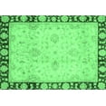 thumbnail image 1 of Ahgly Company Indoor Rectangle Oriental Emerald Green Traditional Area Rugs, 7' x 9', 1 of 4