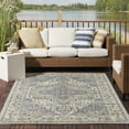 thumbnail image 3 of Nourison Essentials Indoor/Outdoor Blue 5' x 7' Area Rug (5x7), 3 of 9