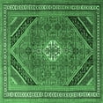 thumbnail image 1 of Ahgly Company Indoor Square Persian Emerald Green Traditional Area Rugs, 4' Square, 1 of 4