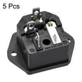 thumbnail image 3 of C14 Panel Mount Plug Adapter AC 250V 10A 3 Pins IEC Inlet Module Plug Straight 5pcs, 3 of 3
