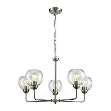 Elk Home - Astoria - Five Light Chandelier-Brushed Nickel Finish    -Traditional