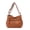 Orange, variant on Women's PU Shoulder Bag Retro Multi-Pocket Crossbody Bag Shoulder Bags Denim Style Adjustable Zipper Retro Multi-Pocket Sling Bag
