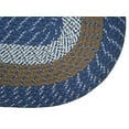 thumbnail image 5 of Better Trends 30" x 50" Oval Braided Rug 100% Polypropylene Durable and Stain Resistant Reversible Indoor Area Utility Rug, Country Stripe Collection - Chambray Stripe, 5 of 5