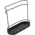 thumbnail image 1 of YVE Entryway Key Holder, Jewelry Storage Tray with Hook, Tabletop Organizer Stand, Jewelry Hanging Stand Jewelry Organizer Rack for Desktop Kitchen, Black-0625, 1 of 5