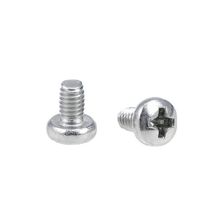 

M2.5x4mm Machine Screws Pan Phillips Head Screw Fasteners Bolts 30Pcs