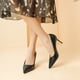 thumbnail image 5 of Xucatan Women's Pointed Toe Pumps, Mid Heel Dress Shoes for Women, Slip On Stiletto Heels for Wedding, Office, Party & Formal Events Gift, 5 of 8