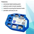 thumbnail image 5 of IDL Packaging 3/4" x 100' x .030" Stainless Steel 304 Banding in Plastic Self-Dispensed Case with Handle, 5 of 7