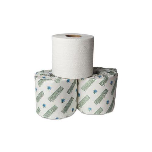 BoardWalk 41GREEN Boardwalk Green Plus Embossed Bathroom Tissue, White