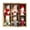 A, variant on Christmas Felt Doll Decoration, Set of 6 Collectible Wool Plush Dolls Knitted Santa Claus Pendant Doll for Home Christmas Tree Decor