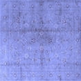 thumbnail image 1 of Ahgly Company Indoor Square Persian Blue Traditional Area Rugs, 7' Square, 1 of 4