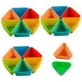 thumbnail image 1 of 20pcs Silicone Mini Baking Cup Triangle Reusable Muffin Cake Cupcake Liners Mold, 1 of 8