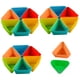 thumbnail image 1 of 20 moldes triangulares de silicona reutilizables para magdalenas, pasteles y magdalenas, 1 of 7