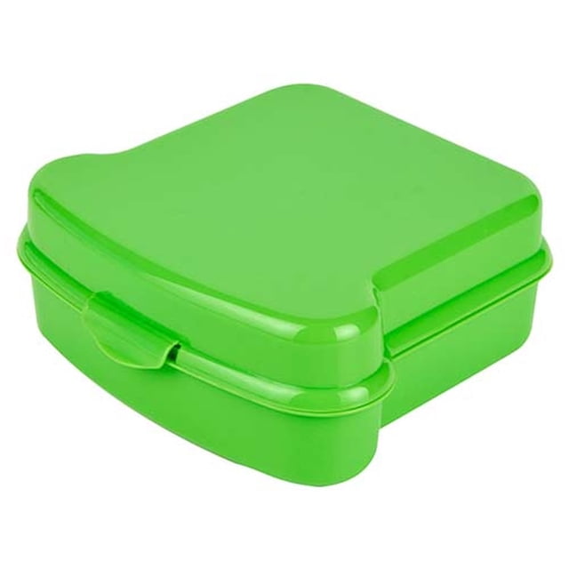 Lonchera para sándwich con tapa a presión-Selk verde 15.5 x 14 x 6