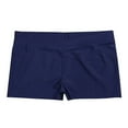 thumbnail image 3 of Sholeno Girls Tumbling Athletic Gymnastics Short Tummy Control V Cross Waist Dance Bottoms Activewear Navy Blue 5-6, 3 of 5