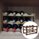 thumbnail image 5 of Estante para vino independiente, soporte para botellas , soporte para , soporte para despensa, bodega, encimera, organizador 3 capas BLESIY Estante de almacenamiento de vino, 5 of 8
