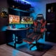 thumbnail image 2 of SILLA GAMER RECLINABLE CON REPOSA PIES NFL NEW ENGLAND PATRIOTS 100% ORIGINAL, 2 of 8