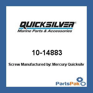New Mercury Mercruiser Quicksilver OEM Part # 10-14883 SCREW