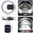 thumbnail image 2 of 2 Pack 20 oz Tumbler Lid for Yeti Lids with 3 Magnetic Slider Replacement，Replacement Lids Compatible for YETI 20 oz Tumbler, 10/24 oz Mug, 10 oz Lowball，Rambler，Old Style Coffee Tumbler, 2 of 7