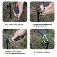 thumbnail image 3 of Reflective Camping Rope with Aluminum Adjuster Tensioners Outdoor Guy Line Tent Guy Rope with Pulley Easy to Use, 3 of 18