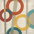 thumbnail image 2 of Vess, June Erica 20x20 White Modern Wood Framed Museum Art Print Titled - Circular Logic I, 2 of 4