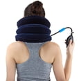 thumbnail image 3 of Inflatable Cervical Neck Traction Mechanism Improve Spinal Alignment Reduce Neck Brace Adjustable(Blue), 3 of 6