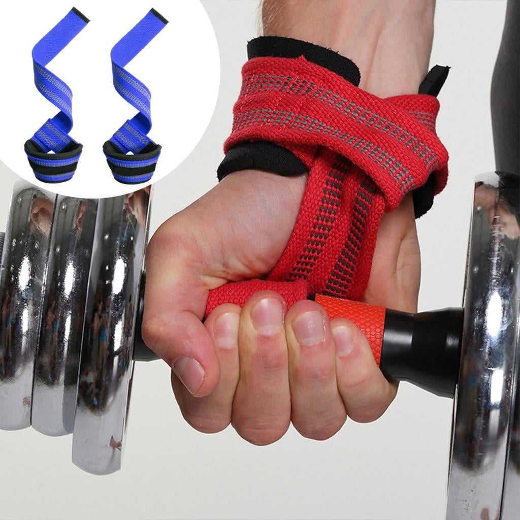 GARENDE 4x2 Pieces Lifting Straps Advanced 23inch for Strength Training blue
