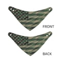 thumbnail image 6 of Goofa Jungle Green Camo USA Flag Pattern Pet Scarf Bandana - Adjustable and Comfortable,Dog Scarf Bib Kerchief Breedfor Dogs and Cats-Medium, 6 of 8