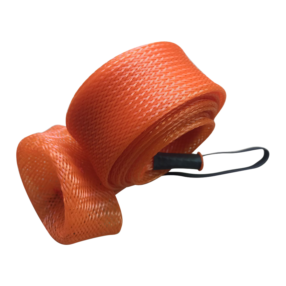 July Memor Fishing Rod Cover Braided Mesh Casting Spinning Fishing Pole