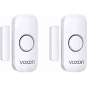 Door Alarms for Kids Safety, VOXON Window Alarm Door Alarm for Home Security Personal Security Window Alarms Sensor Burglar Door Alarm for Pool, Cars, Sheds, Caravans DIY Kit Pack of 2
