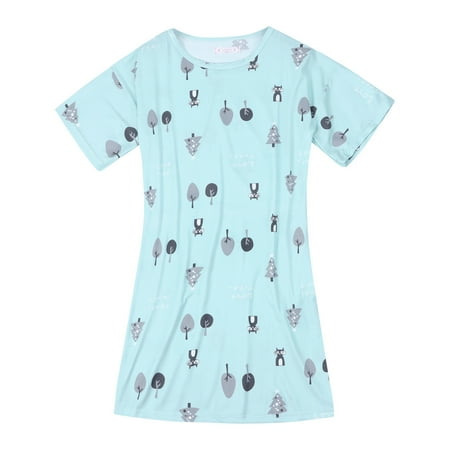 

ZIZOCWA Long Sleeve Sparkly Dress Women Plus Size Dress Printed Silk Casual Sleeved Short Women S Milk Shirt Pajamas Nightdress Pajamas Women S Sleepwear Petite Tunic Dress
