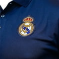 thumbnail image 5 of Icon Sports Officially Licensed Real Madrid Woven Patch Polo Shirt - [Real Madrid, Large], 5 of 7