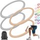 thumbnail image 1 of wonima44 Silicone Patella Knee Band for Basketball Patella Tendon Support Knee Pain Running Tendon Brace Support Strap(4,Gray and Nude Color,M), 1 of 1